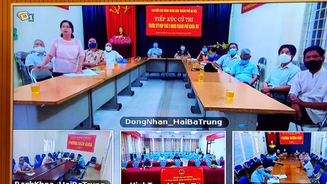 Đại biểu HĐND TP tiếp xúc cử tri quận Thanh Xuân, Hai Bà Trưng, Nam Từ Liêm, Ba Vì